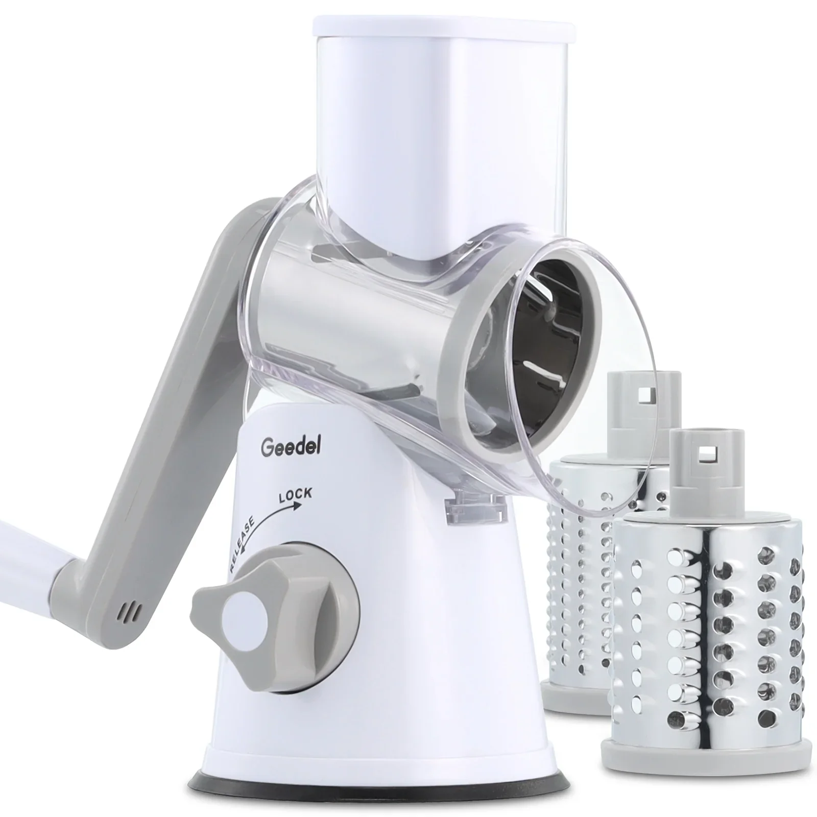 3 in 1 Rotary Cheese Grater Vegetable Slicer ~ Effortless food prep in seconds - Image 10