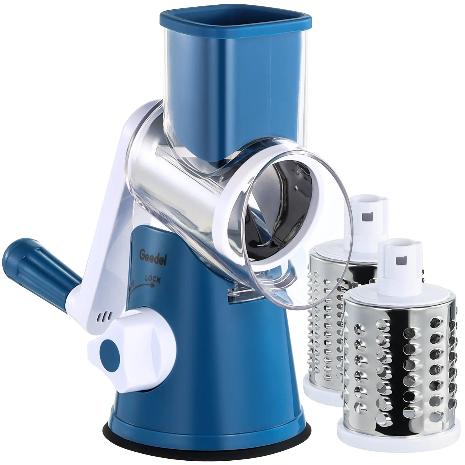 3 in 1 Rotary Cheese Grater Vegetable Slicer ~ Effortless food prep in seconds - Image 11