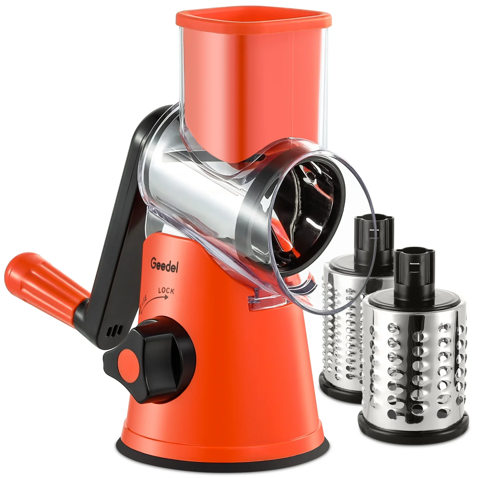 3 in 1 Rotary Cheese Grater Vegetable Slicer ~ Effortless food prep in seconds - Image 12
