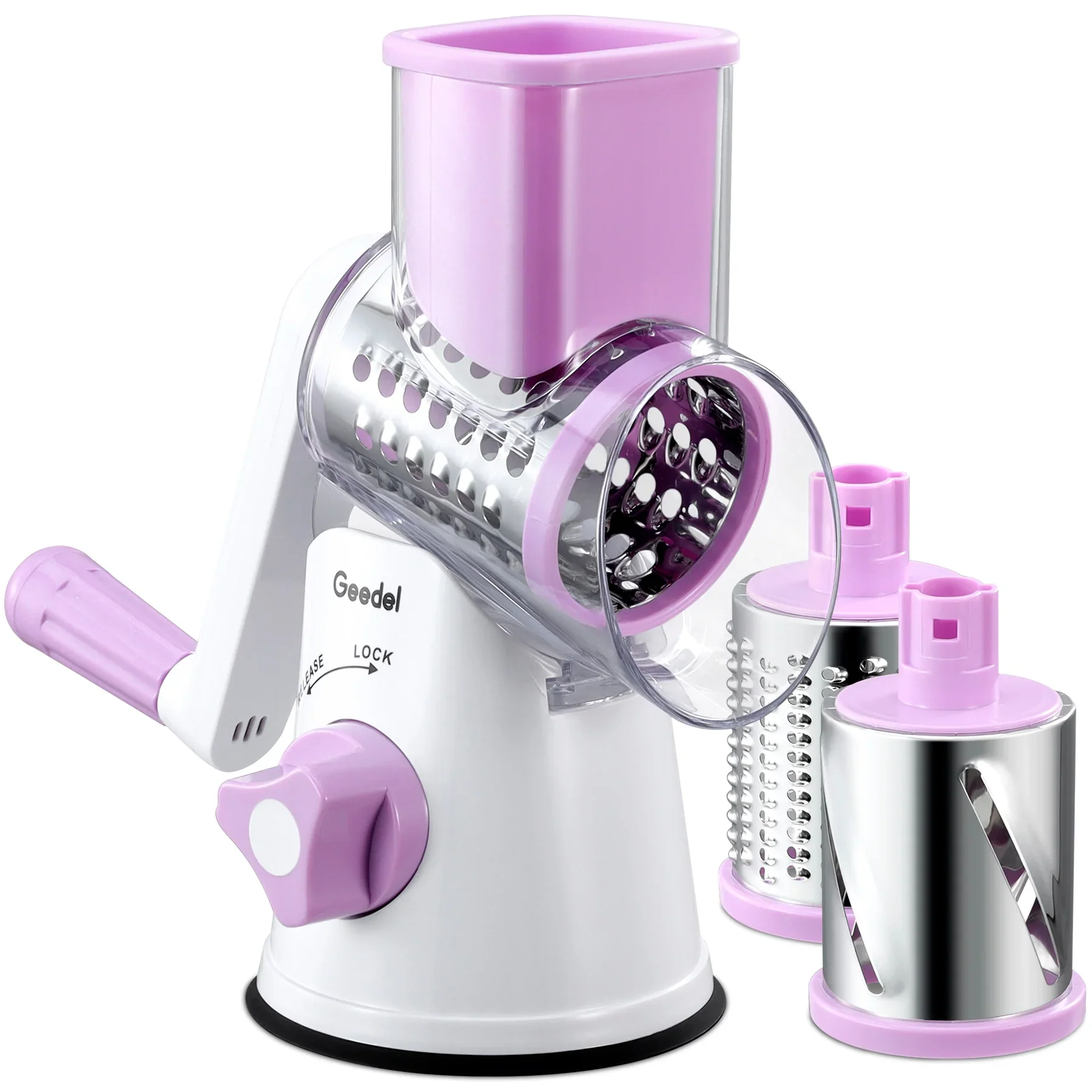 3 in 1 Rotary Cheese Grater Vegetable Slicer ~ Effortless food prep in seconds - Image 13