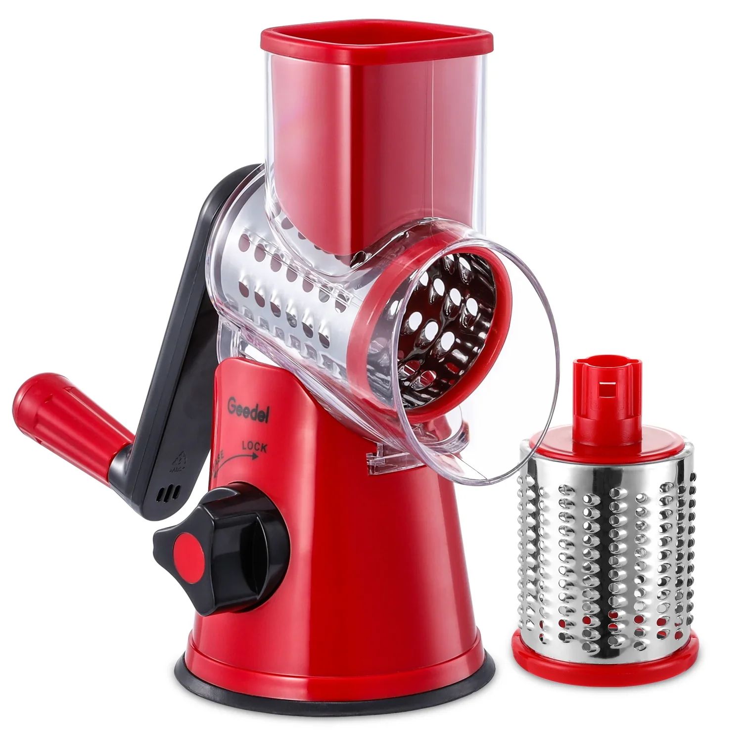 3 in 1 Rotary Cheese Grater Vegetable Slicer ~ Effortless food prep in seconds - Image 14