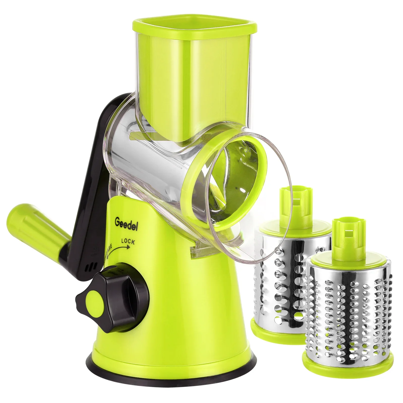 3 in 1 Rotary Cheese Grater Vegetable Slicer ~ Effortless food prep in seconds - Image 8