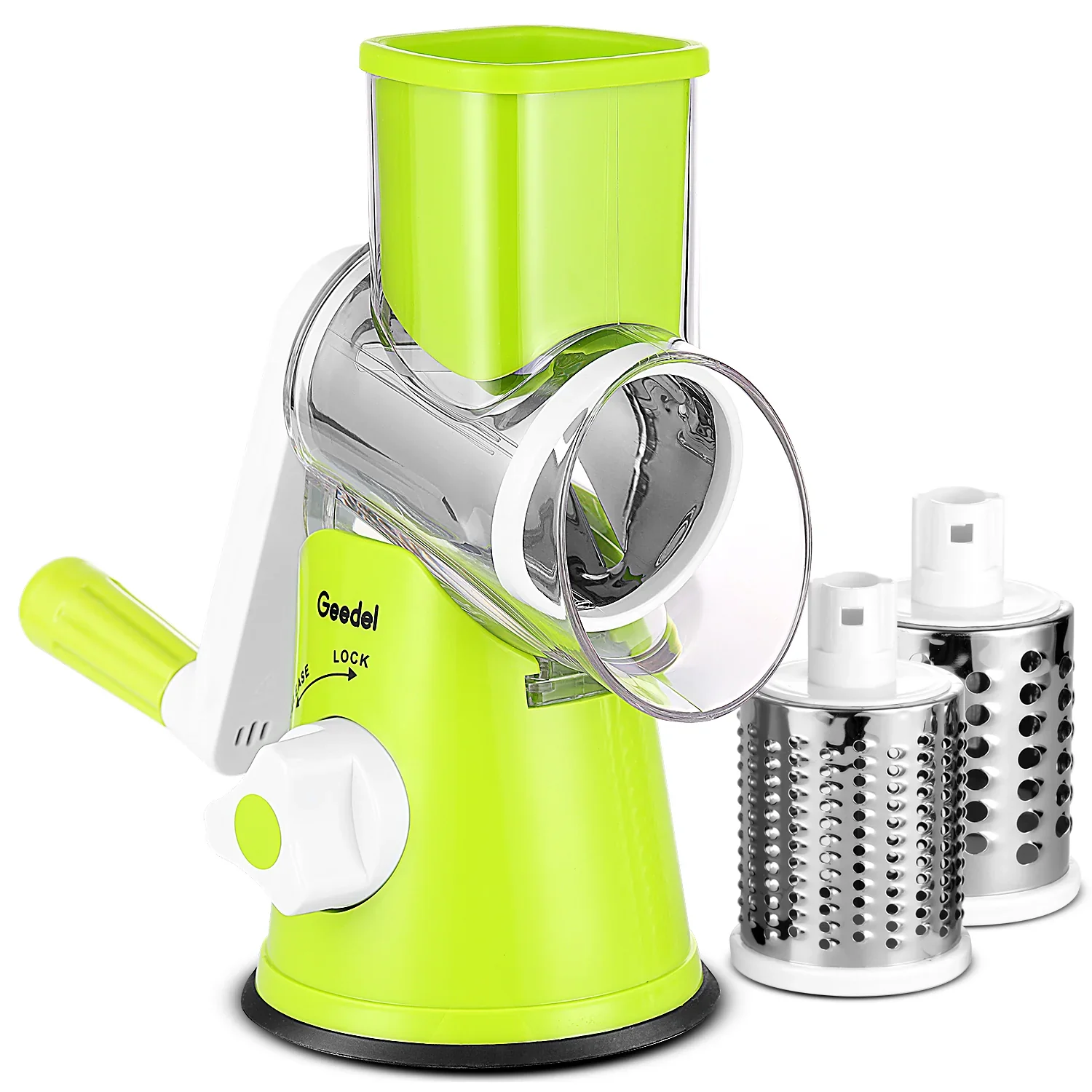 3 in 1 Rotary Cheese Grater Vegetable Slicer ~ Effortless food prep in seconds - Image 9