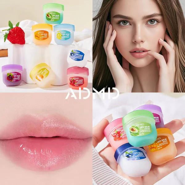 8Pcs Fruit Flavored Lip Care Set ~ Turn dry, cracked lips into glass-shine perfection - Image 6