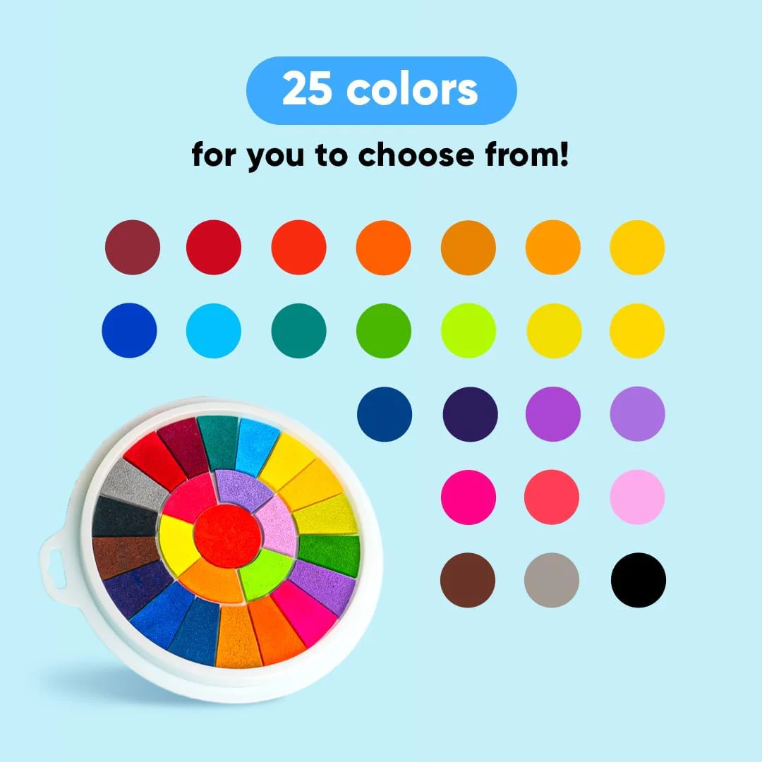 Funny finger painting kit ~ Vibrant Colors, Mess-Free Fun - Image 2