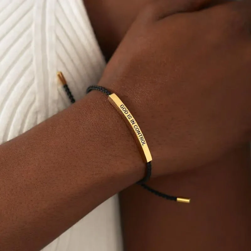 “God is in Control” Inspiring Bracelet ~ A Daily Reminder of Faith, Peace, and Strength - Image 3