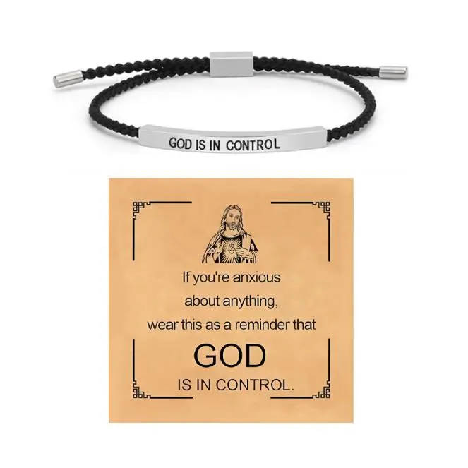 “God is in Control” Inspiring Bracelet ~ A Daily Reminder of Faith, Peace, and Strength - Image 5