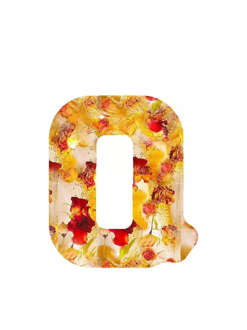 Handmade Floral Resin Night Light ~ Bring artistic light to your home effortlessly. - Image 17