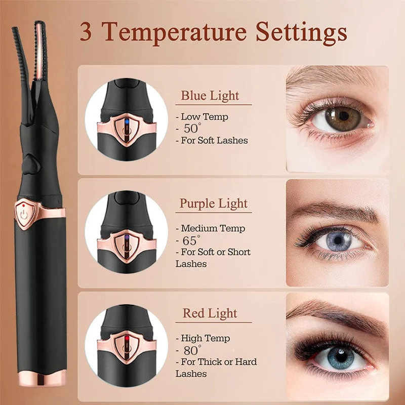 Heated Electric Eyelash Curler ~ Flawless, lifted lashes in seconds - Image 11