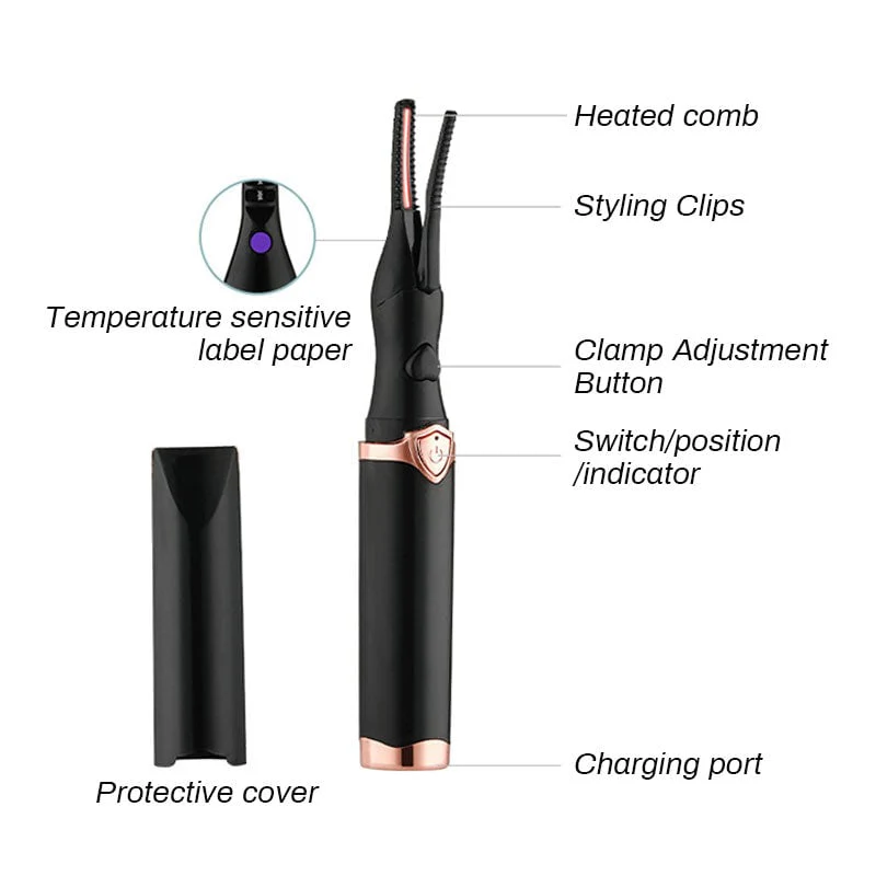 Heated Electric Eyelash Curler ~ Flawless, lifted lashes in seconds - Image 13