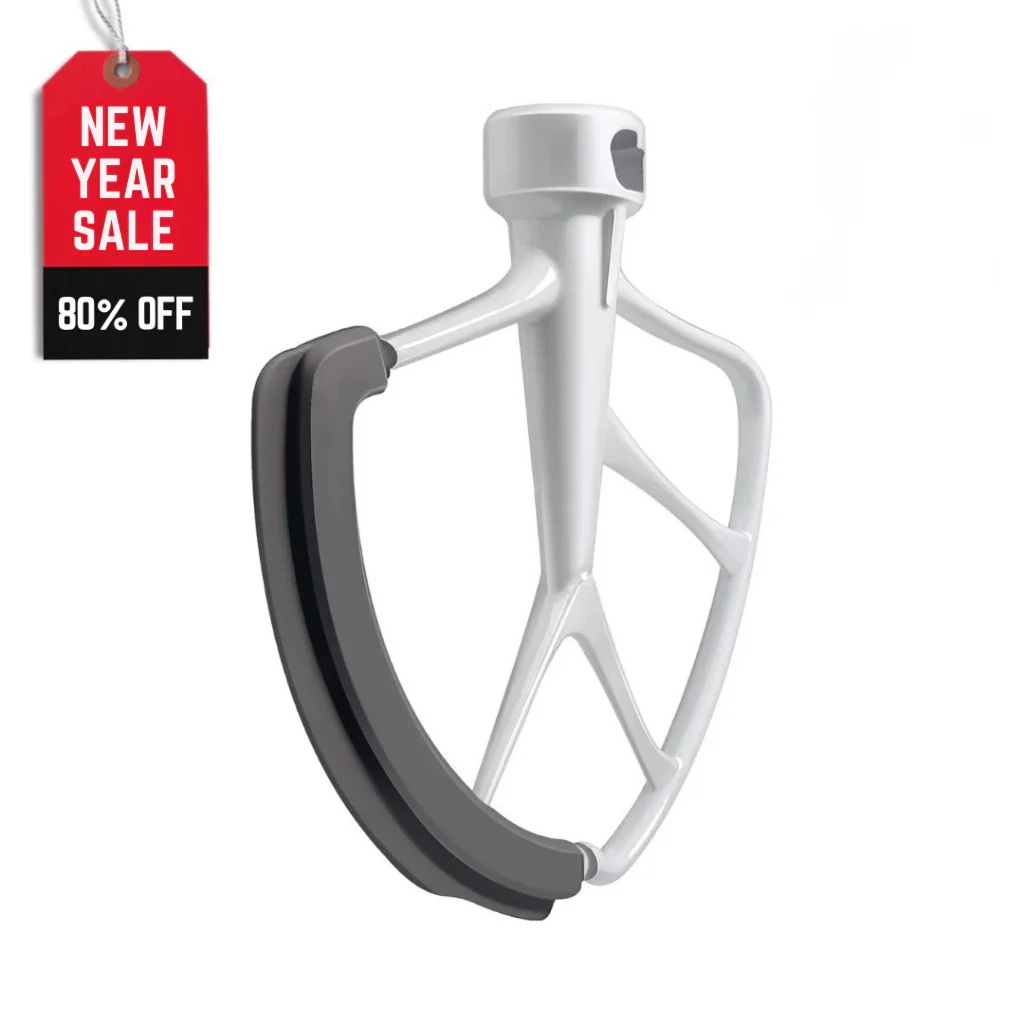 Flex edge beater for mixers ~ Smooth, Even Mixing with Zero Scraping.
