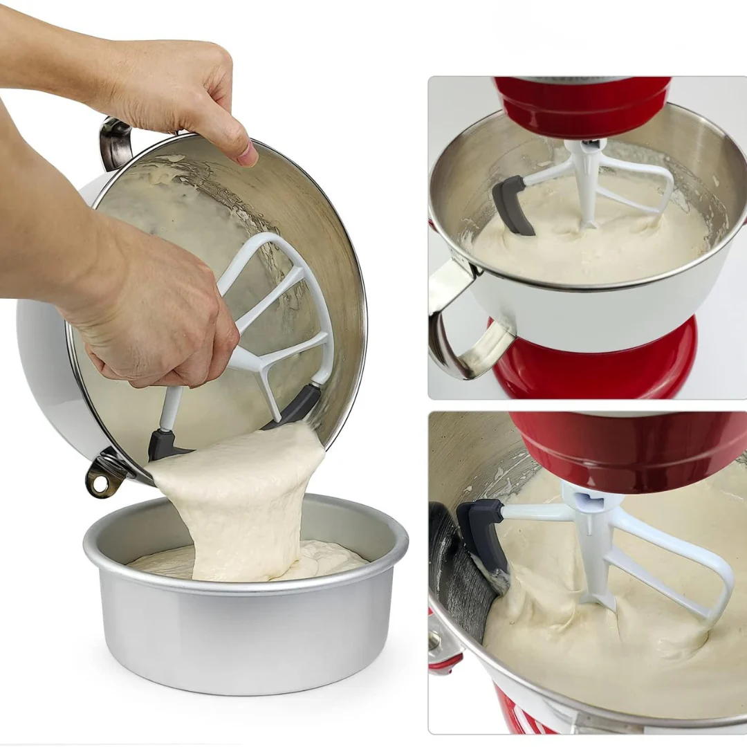 Flex edge beater for mixers ~ Smooth, Even Mixing with Zero Scraping. - Image 4