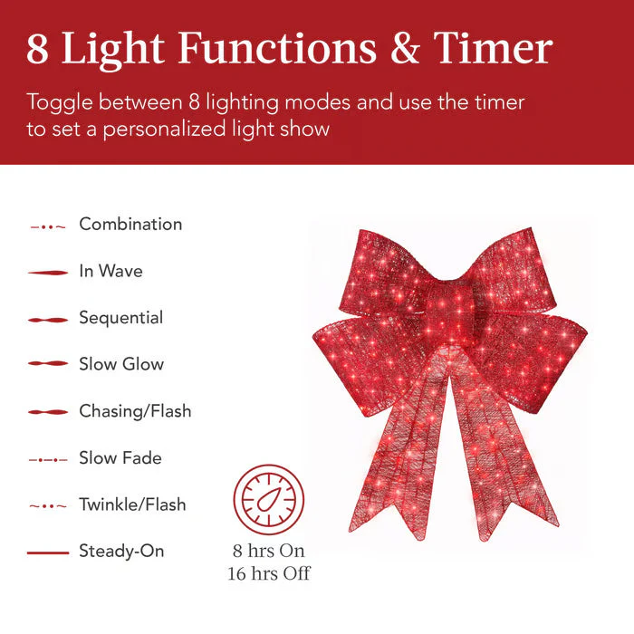 Lit Christmas Bow ~ Too bright, too bold, too beautiful to ignore. - Image 5
