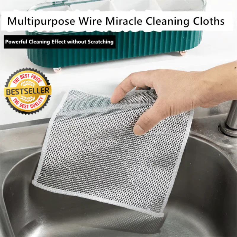 Miracle Wire Cleaning Cloth ~ Tough on Grime, Gentle on Surfaces - Image 4