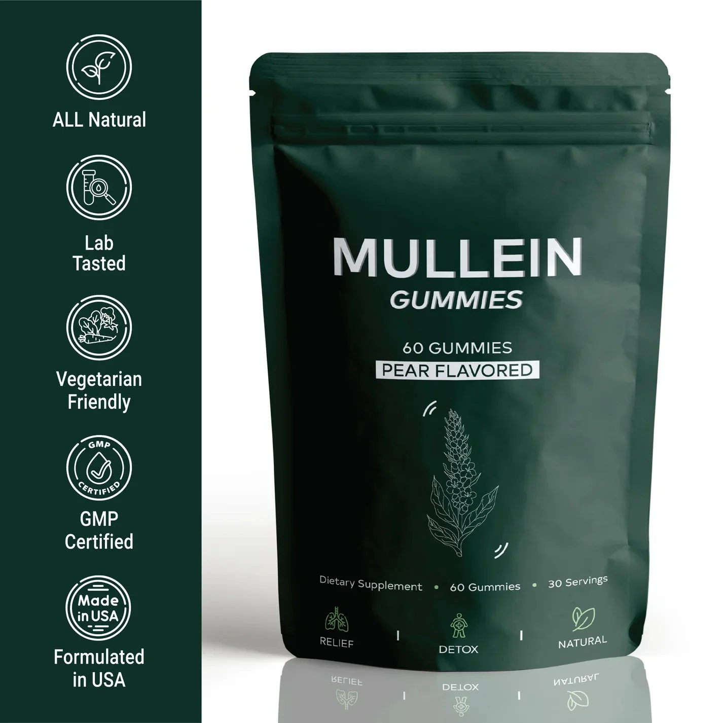 Mullein Lung Detox Gummies ~ Clear Mucus & Boost Respiratory Health - Image 5