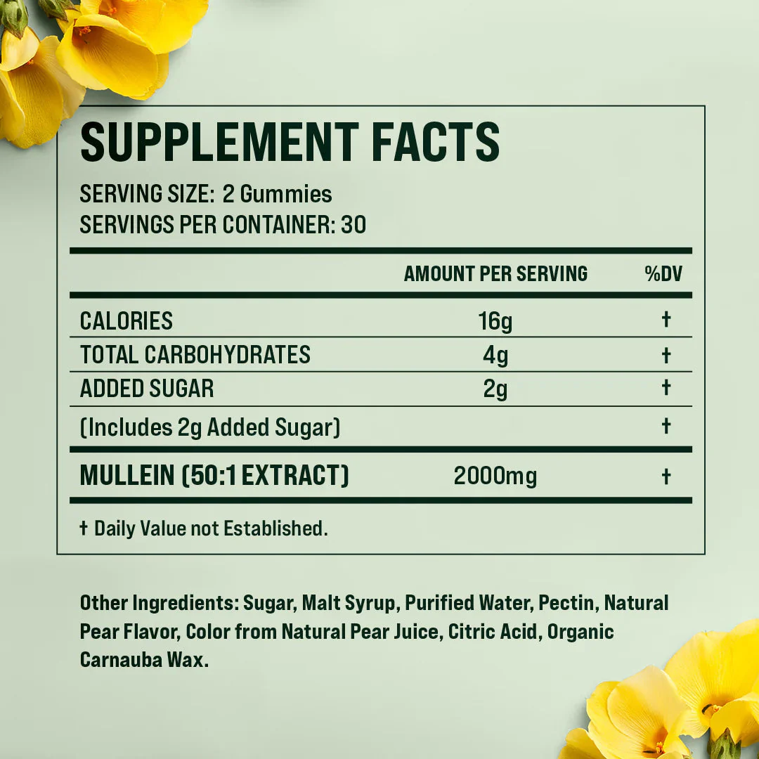 Mullein Lung Detox Gummies ~ Clear Mucus & Boost Respiratory Health - Image 7