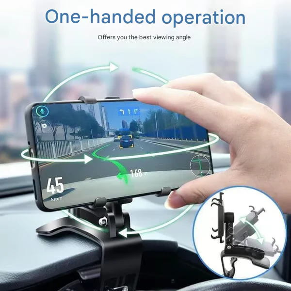 Multifunctional Car Dashboard Phone Holder ~ The Last Phone Mount You’ll Ever Need- - Image 3