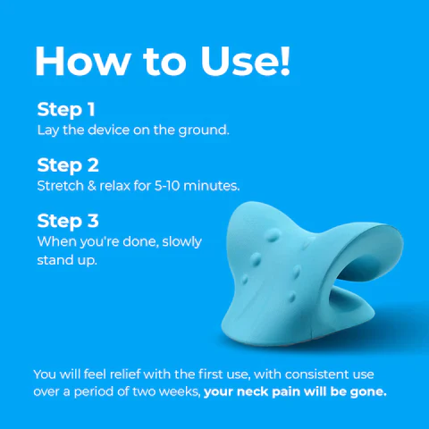 Neck Cervical Traction Pillow ~ Relieve neck pain and improve posture at home - Image 2