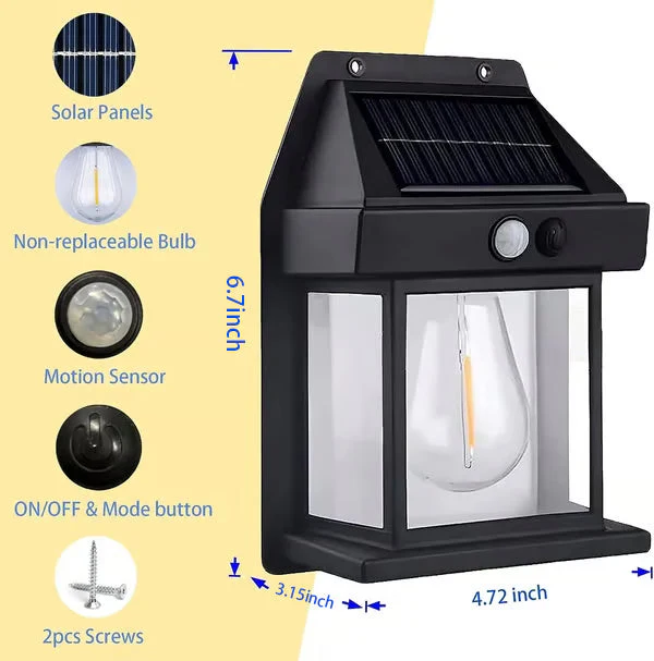 Outdoor Solar Wall Lamp ~ Brighten your outdoors with zero electricity - Image 13