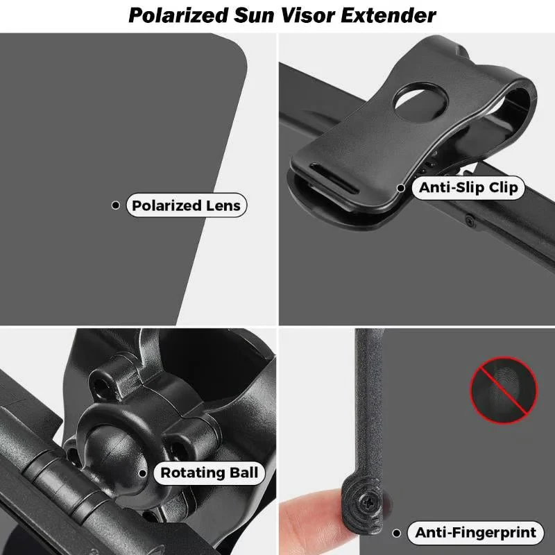 Polarized Car Visor ~ Block glare and drive comfortably in any weather~ - Image 10