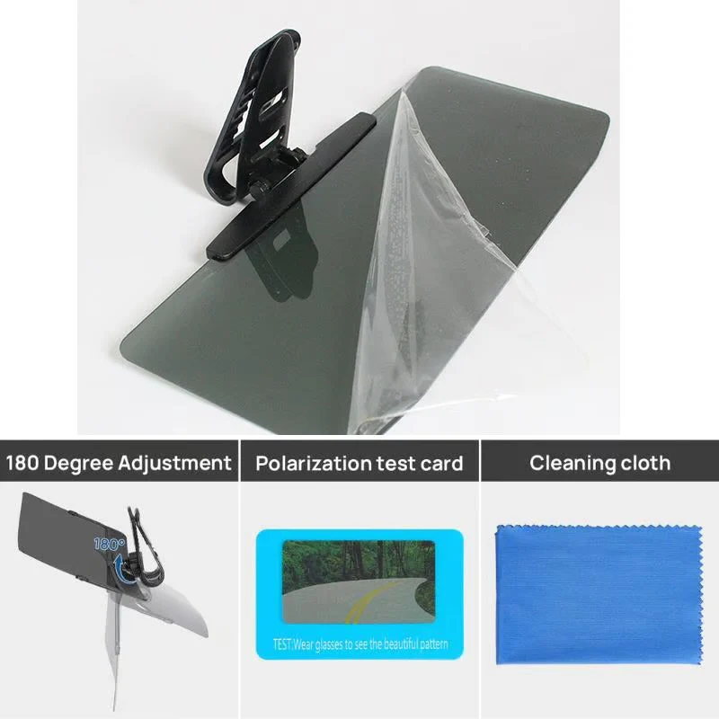 Polarized Car Visor ~ Block glare and drive comfortably in any weather~ - Image 4