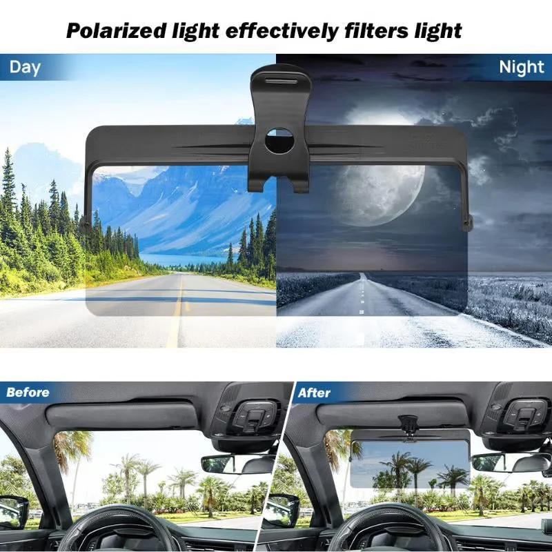 Polarized Car Visor ~ Block glare and drive comfortably in any weather~ - Image 5