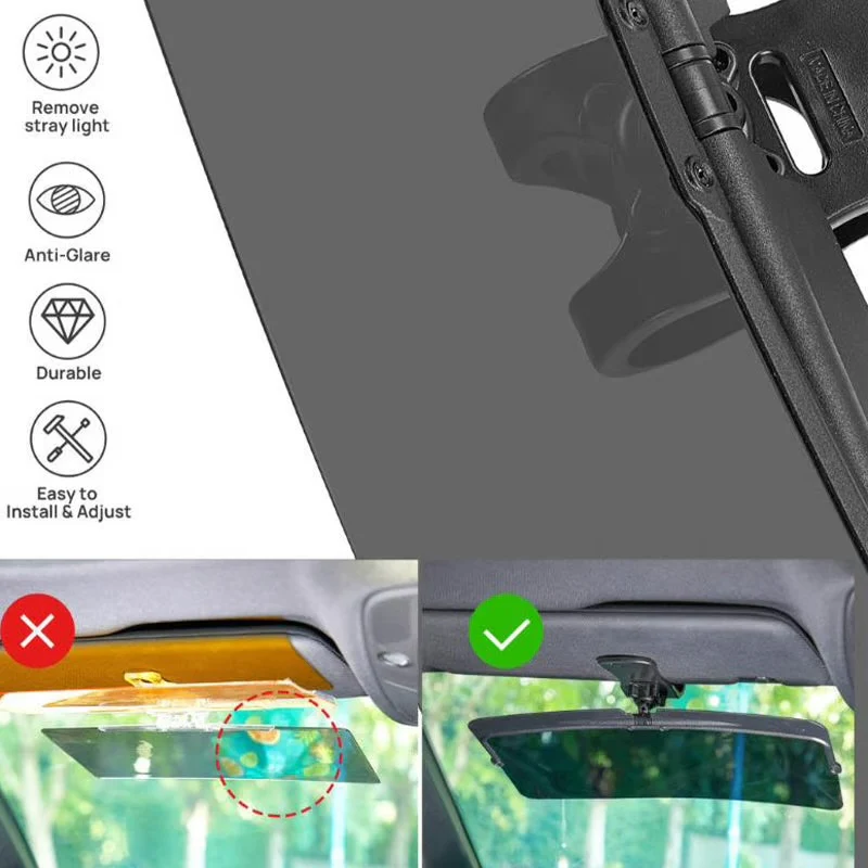 Polarized Car Visor ~ Block glare and drive comfortably in any weather~ - Image 8