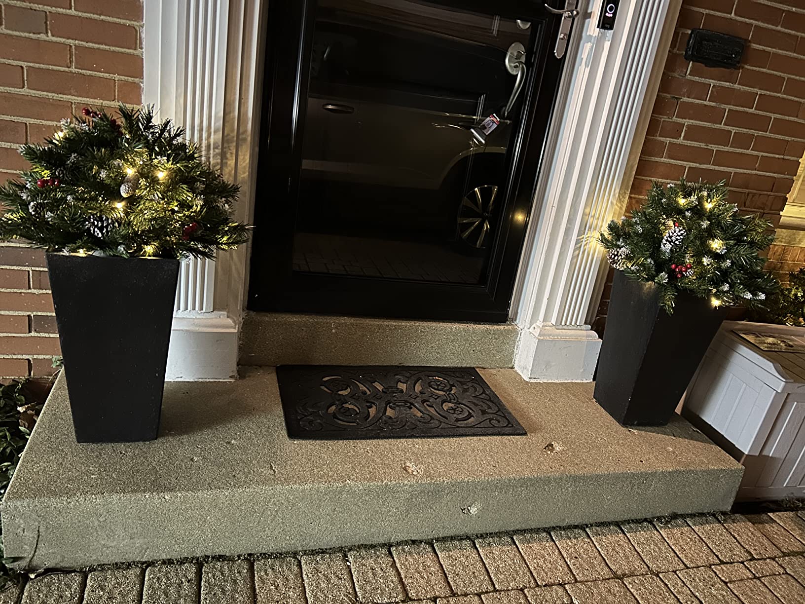 Mini Artificial Christmas Tree ~ Weatherproof sparkle for entryways and patios. - Image 5