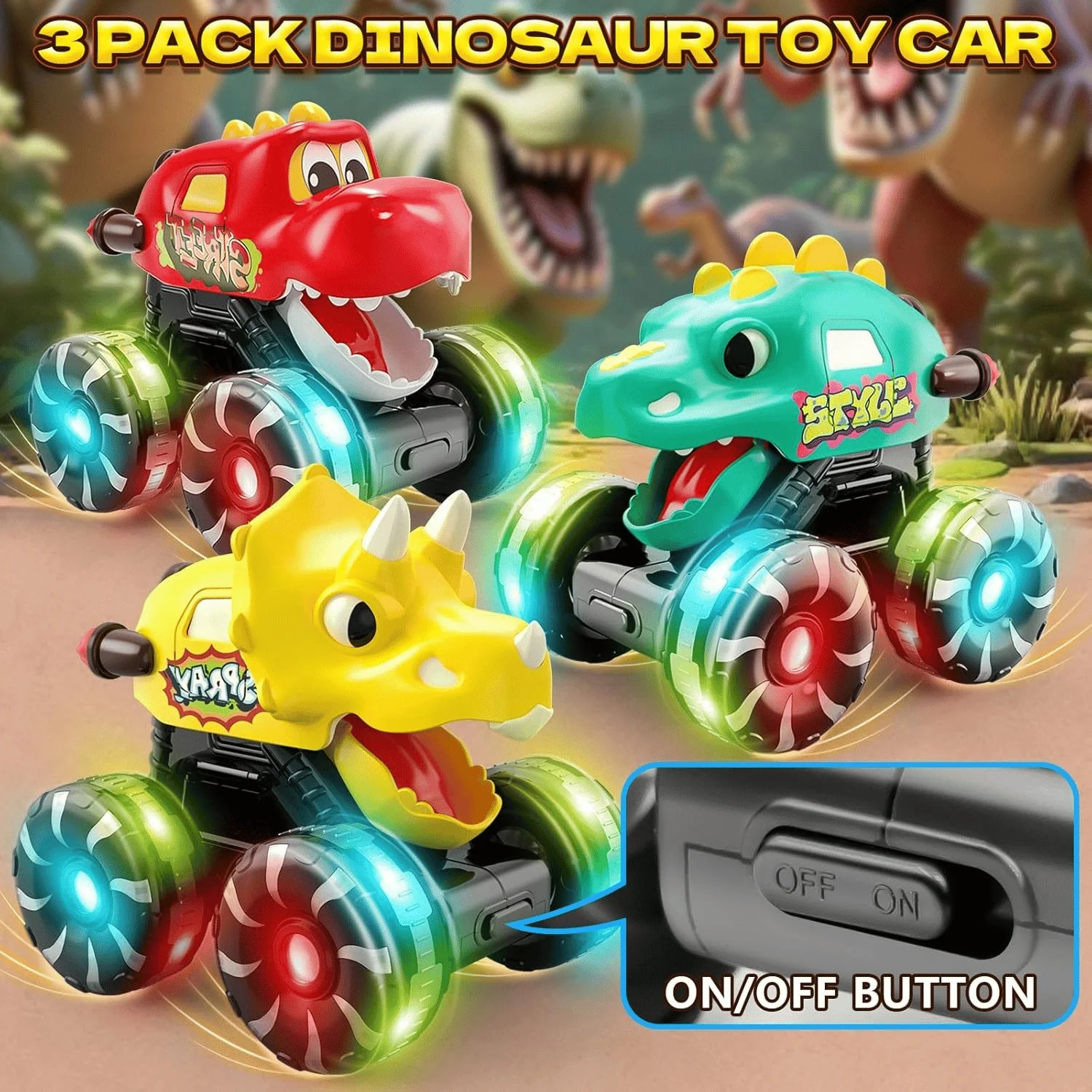 Press & Go Dino Monster Truck 2.0 Upgrade - Image 9