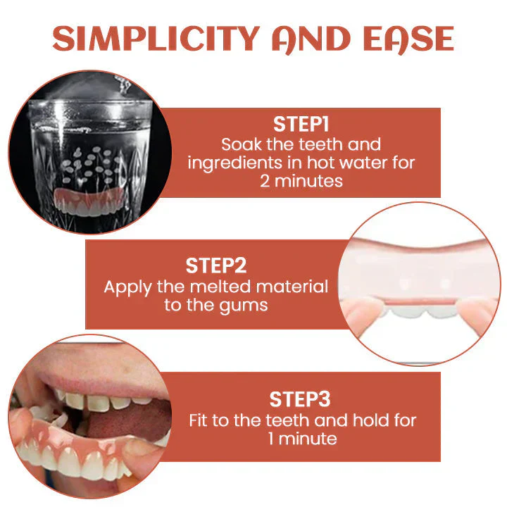 Silicone Denture Set ~ Achieve a natural, confident smile instantly. - Image 5