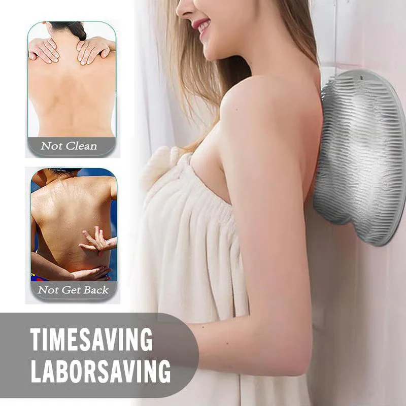 Silicone Shower Foot Scrubber Mat ~ Clean and massage feet hands-free in seconds - Image 2