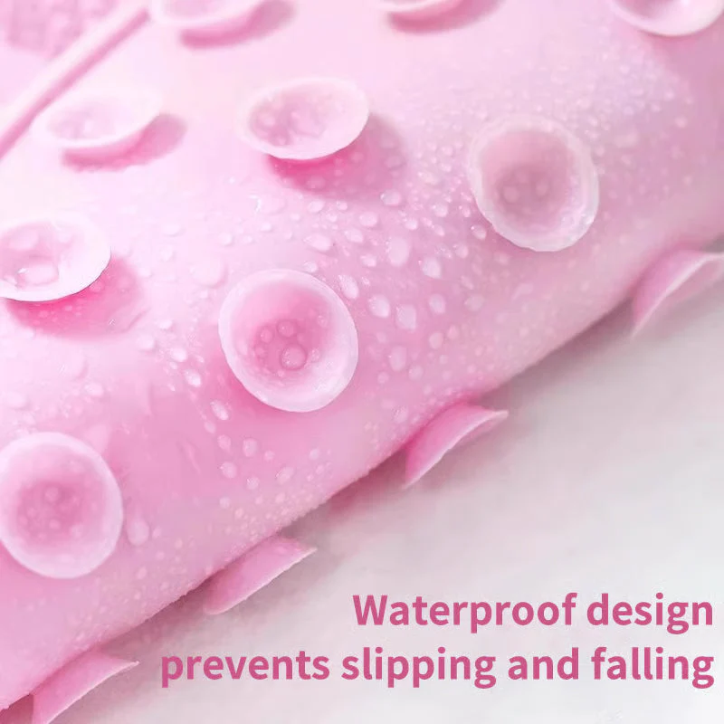Silicone Shower Foot Scrubber Mat ~ Clean and massage feet hands-free in seconds - Image 4