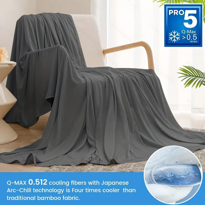 Summer Cooling Blanket ~ Instantly chill your nights, sleep dry and deep^