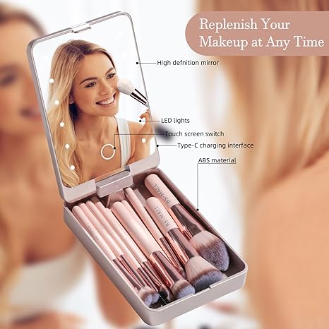Travel Makeup Brush Set ~ Flawless application anywhere, anytime - Image 12