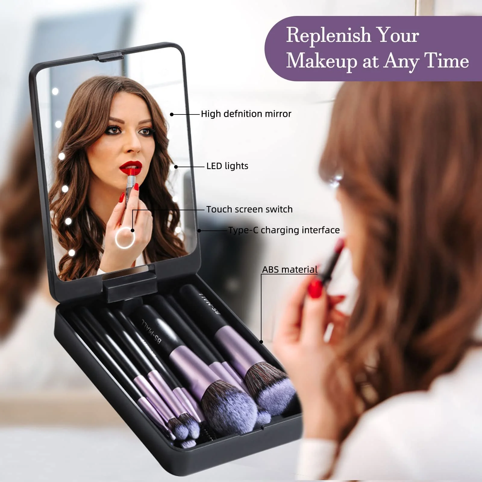 Travel Makeup Brush Set ~ Flawless application anywhere, anytime - Image 7
