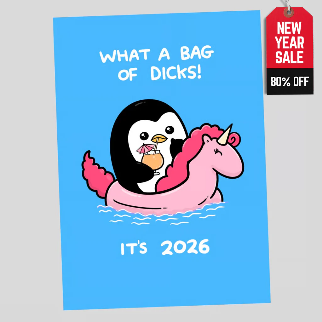 Wall Calendar 2026 ~ Offensively Cute & Unapologetically Fun